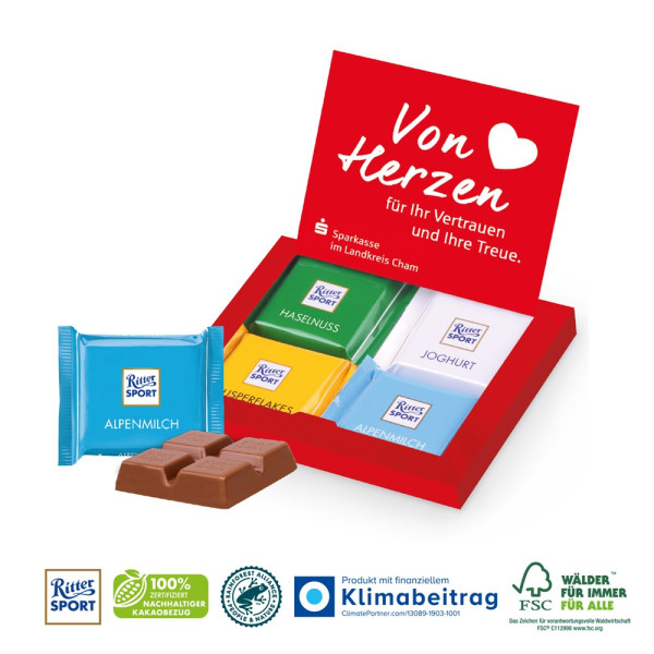 Werbe-Schokolade mit Logo